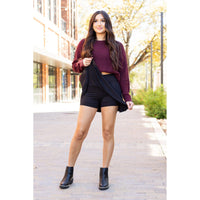 PreOrder | The Brielle Black Skort - Round 7