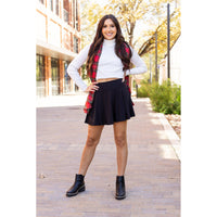 PreOrder | The Brielle Black Skort - Round 7