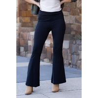 Ready to Ship | The Natalie - 2 PACK -  Black Super Flare Leggings