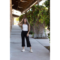 Ready to ship | The Gabriella -Black  High Waisted Gaucho Pants - 2 PACK