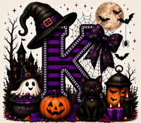 PreOrder - Halloween Initial Blankets