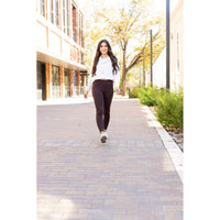 Ready to Ship| The Belle - Brown FLEECE Full Length Leggings with Pockets 2 Pack