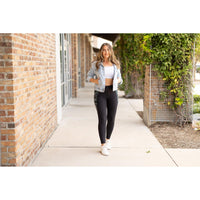 High waisted camo leggings with slimming side panels