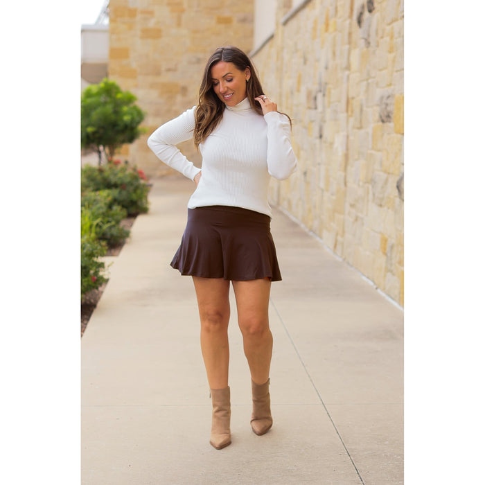 PreOrder | The Britt - Brown Skort