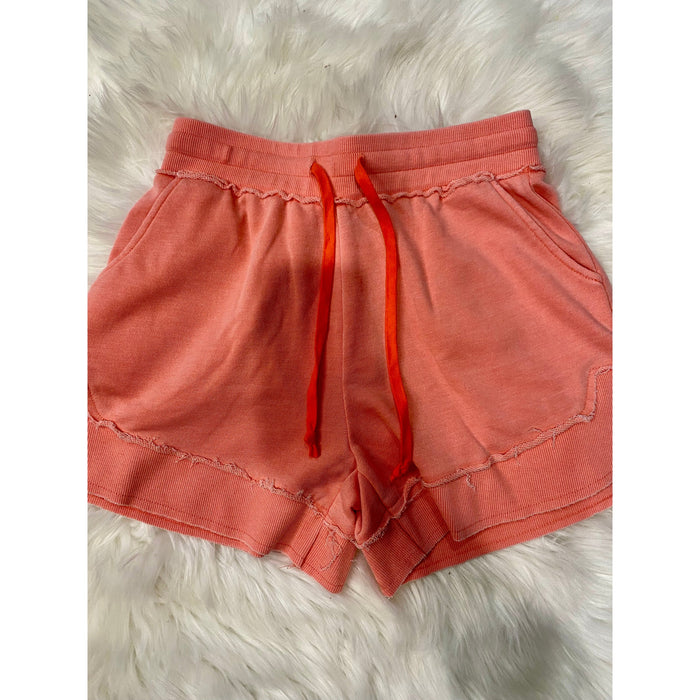 PreOrder | The Emelia Terry Cloth Shorts - Pastel Orange