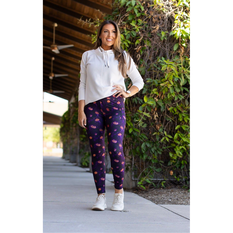 Ready to Ship | The Elly - Pumpkin Blaze Leggings - Luxe Leggings by Julia Rose®