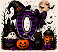 PreOrder - Halloween Initial Blankets