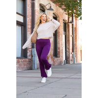 *Ready to Ship | The Reese  Purple Flare Leggings -  Luxe Leggings by Julia Rose®