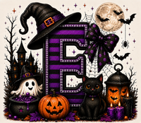 PreOrder - Halloween Initial Blankets