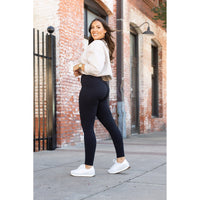 PreOrder  | BLACK FULL-LENGTH Leggings with POCKET - Luxe Leggings by Julia Rose® R2