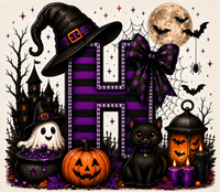 PreOrder - Halloween Initial Blankets
