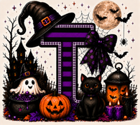 PreOrder - Halloween Initial Blankets
