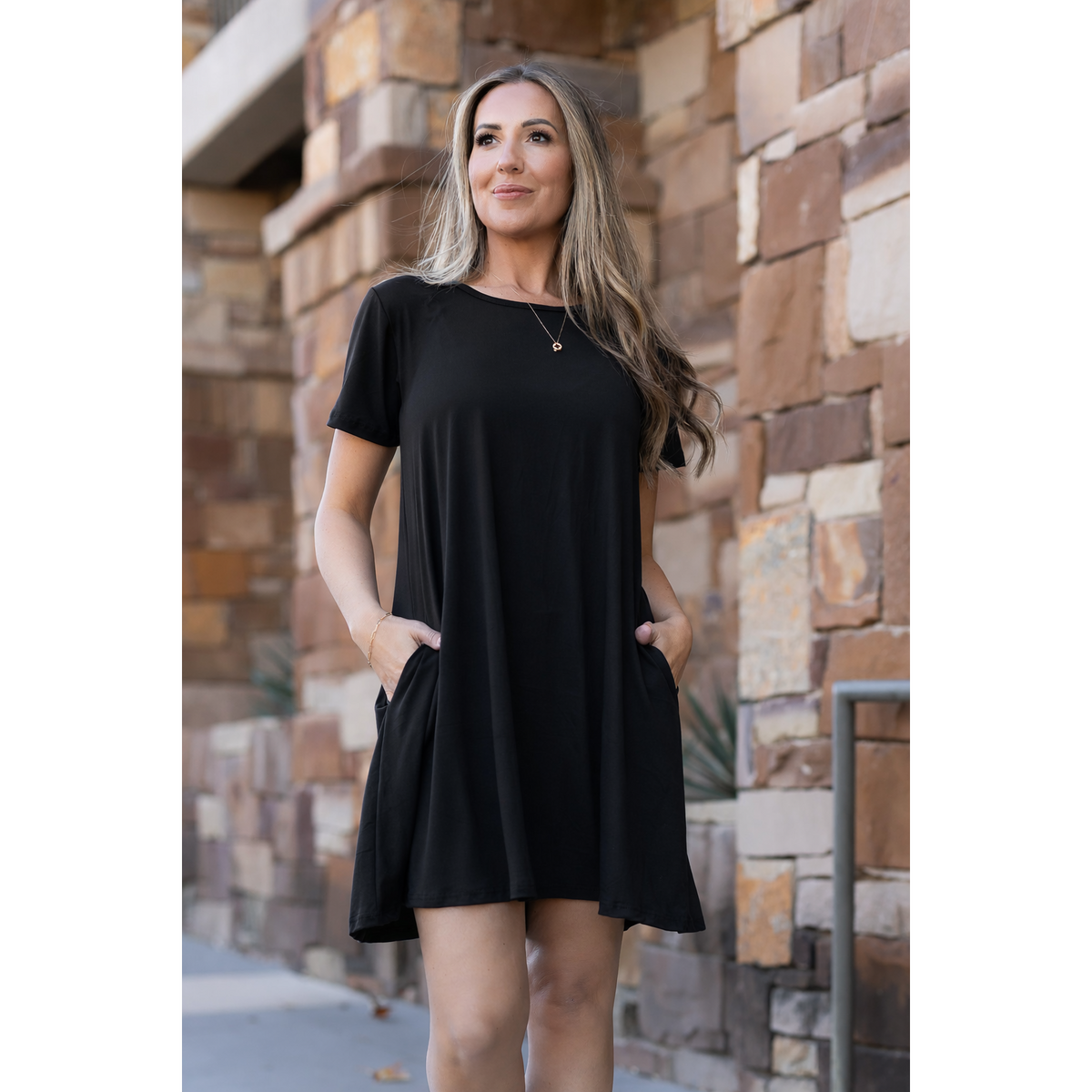 PreOrder | The Iris - Black Swing Dress - 2 PACK