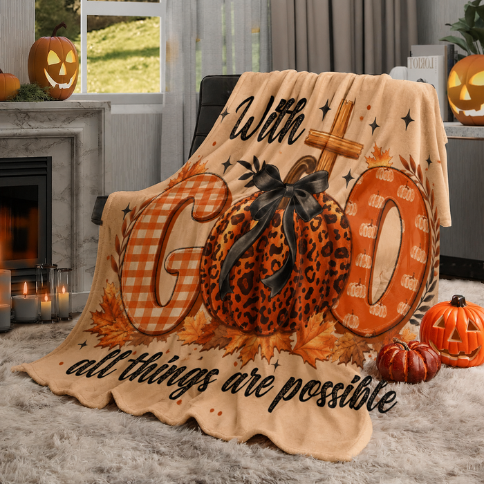 PreOrder | With God All Things - Halloween Blankets