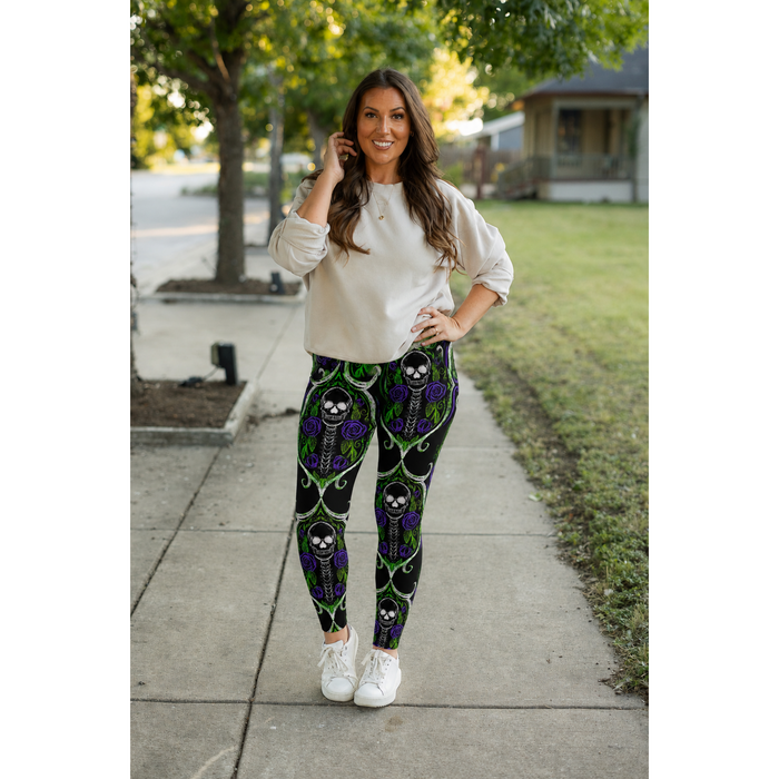 PreOrder | The Salem - Skull Leggings - 2 PACK