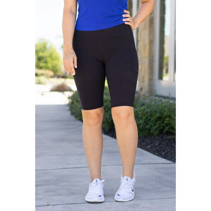 Ready to Ship | The Blanca - Black 9" Bermuda Shorts - 2 PACK