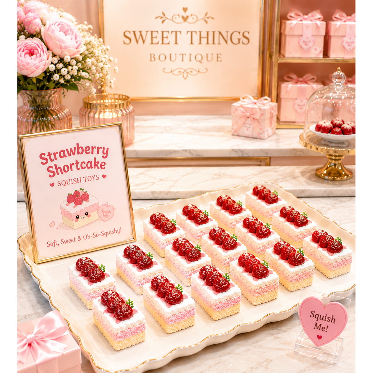 PreOrder | Strawberry Shortcake Squishy