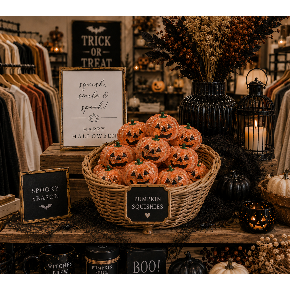 PreOrder - Squish, Smile & Spook - Pumpkin Squishy