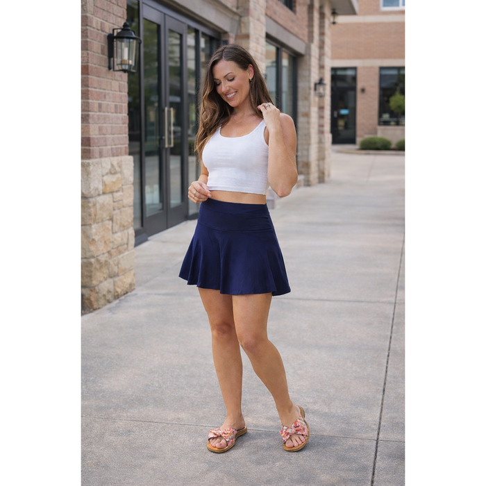 Ready to Ship | The Josie Navy Skort