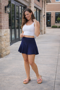 Ready to Ship | The Josie Navy Skort - 2 PACK