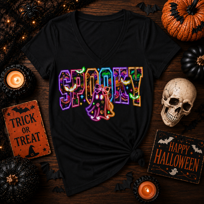 SPOOKY V-NECK*