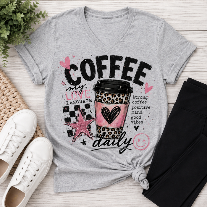 Coffee Daily V-NECK
