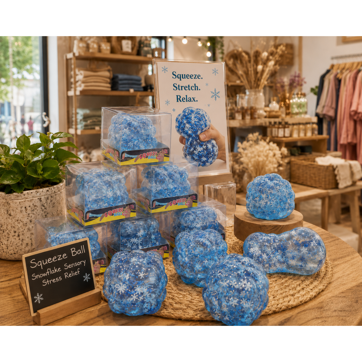 PreOrder -Snowflake Rubik's Cube Squishy