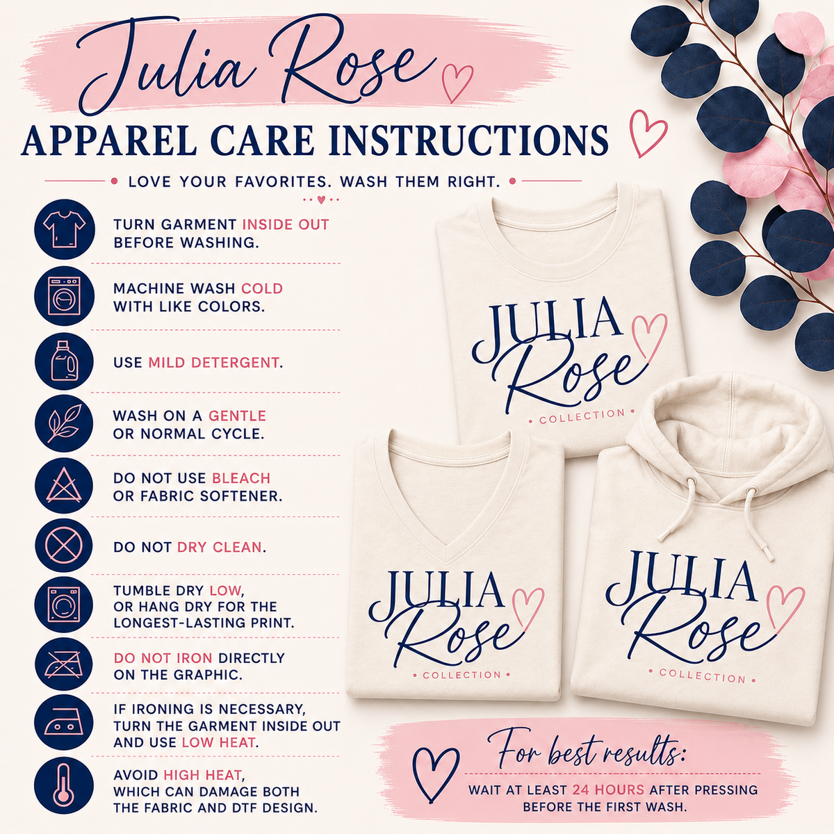 Julia Rose Game Day apparel featuring a football-inspired GAMEDAY graphic with leopard, polka-dot, gingham and striped details.