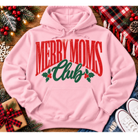 Merry Moms Club Graphic Apparel