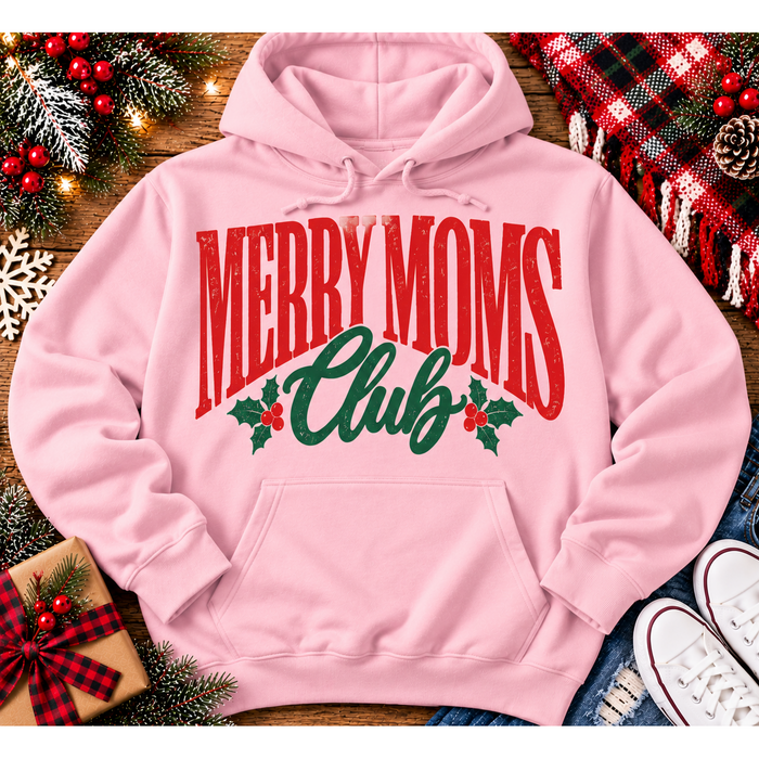 Merry Moms Club Graphic Apparel