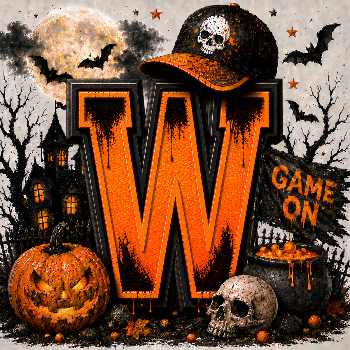 PreOrder - Halloween Initial Blankets