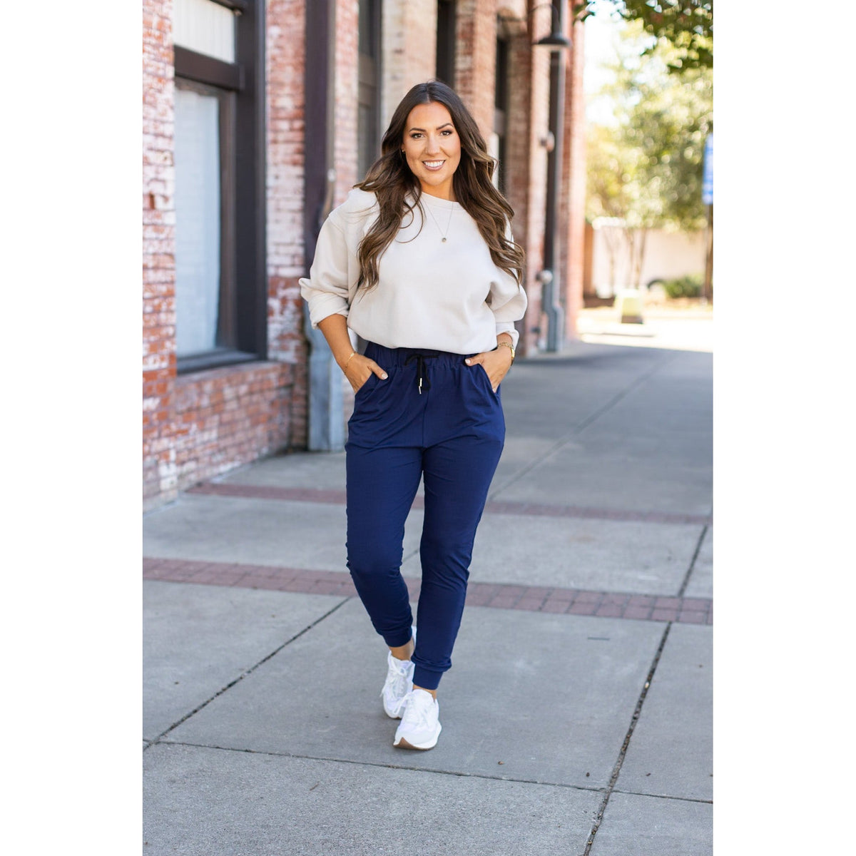 *PreOrder | The Nora Navy Joggers  - Luxe Leggings by Julia Rose® Round 2