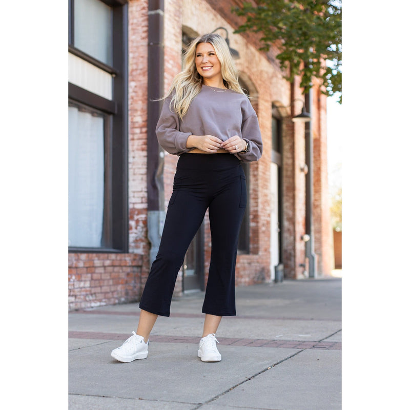 PreOrder | The Delilah - Kick Flare Leggings with Pockets