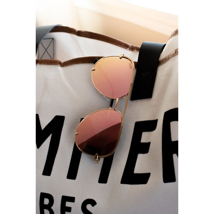 Ready to Ship | The Alex Pink/Gold - High Quality Unisex Aviator Sunglasses*
