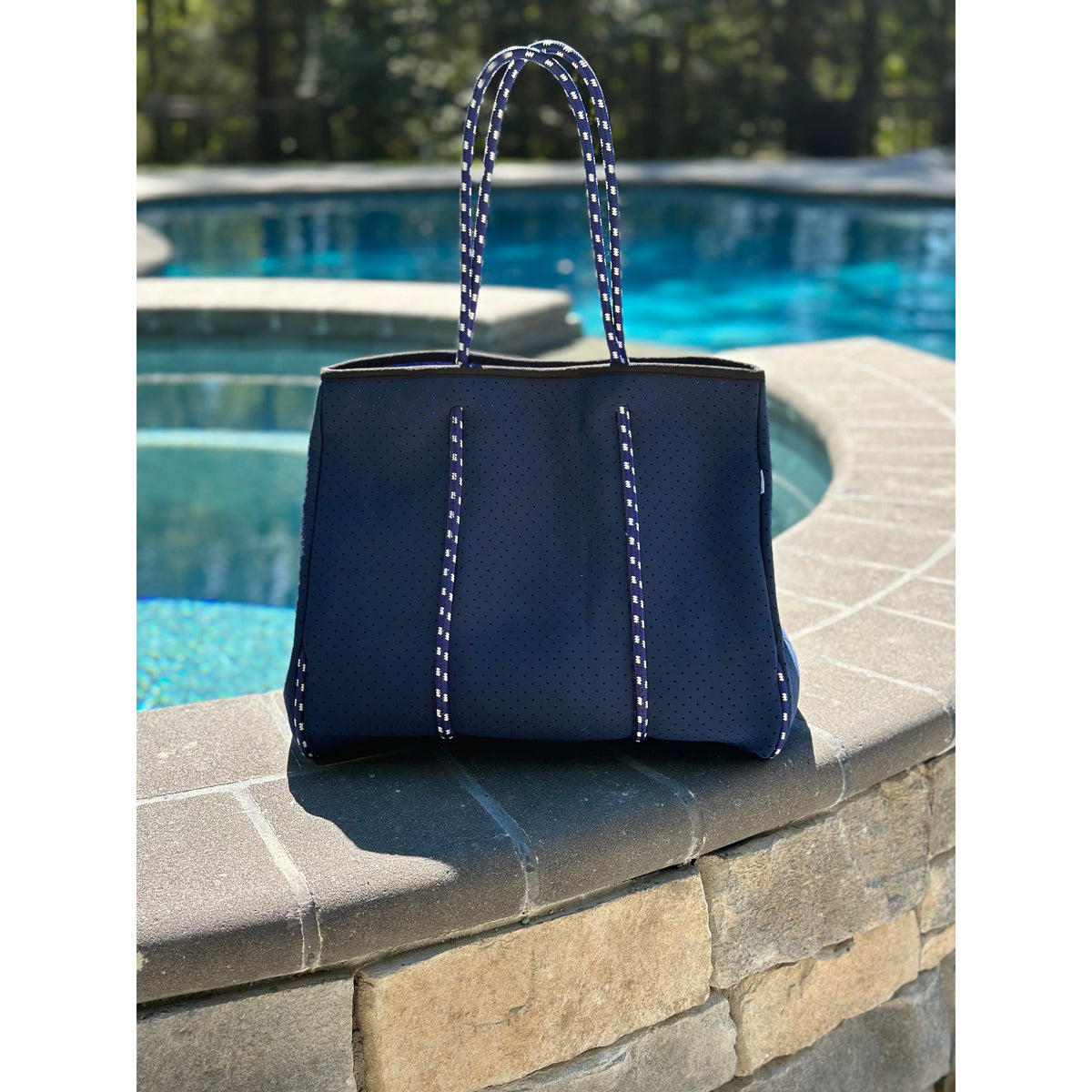 Ready to Ship | The Nikki Navy - Gorgeous Neoprene Bag -