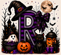 PreOrder - Halloween Initial Blankets