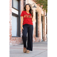Ready to Ship | The Brooke / Serena - Black Wide Leg Full-Length with Pockets - 2PACK