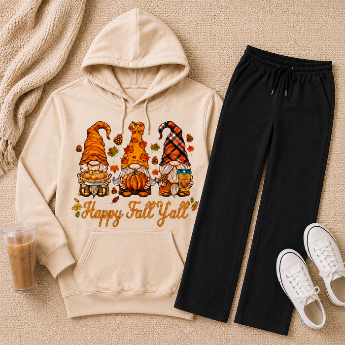 Happy Fall Y'all HOODIE*