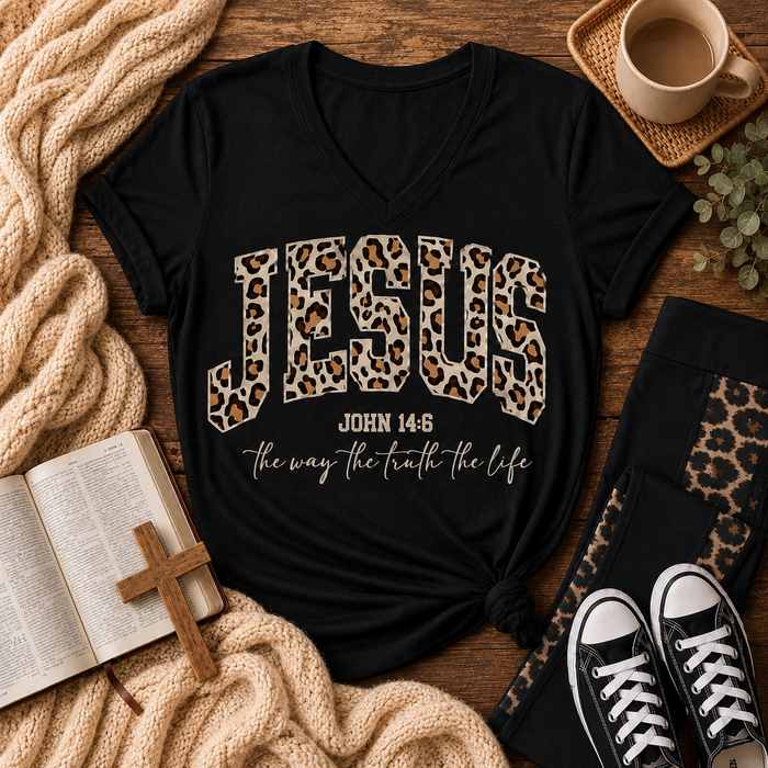Jesus - John 14:6 V-NECK*