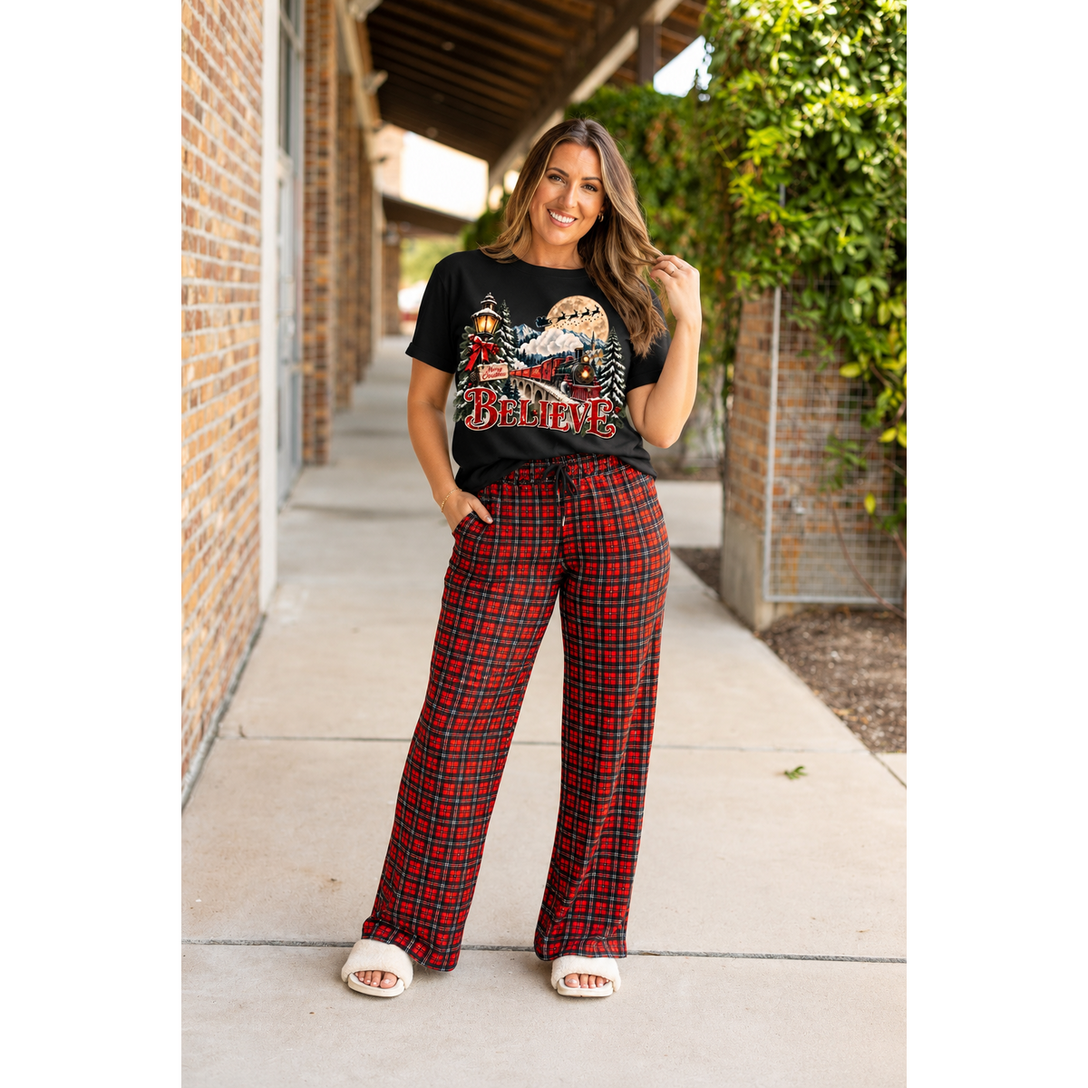 Ready to Ship | The Noelle - Plaid Pajama Pants *