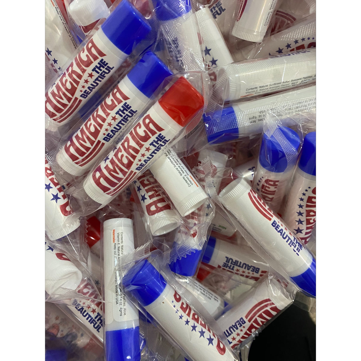 Patriotic Lip Balms (Pack of 50)
