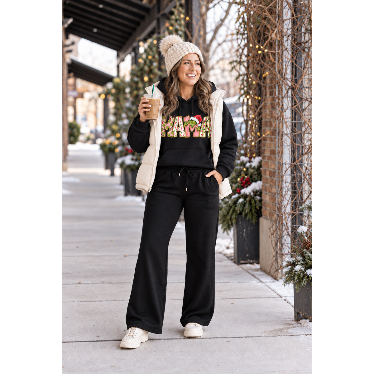 Ready to Ship | The Jenna - Comfy Wide Leg Fleece pants - 2 PACK