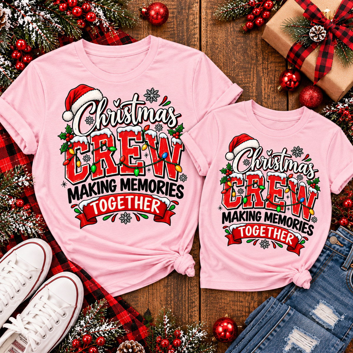 Christmas Crew Graphic Apparel