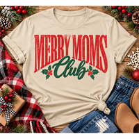 Merry Moms Club Graphic Apparel