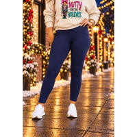 Ready to Ship | The Nyla - Navy Full-Length with Pocket Leggings - 2 PACK