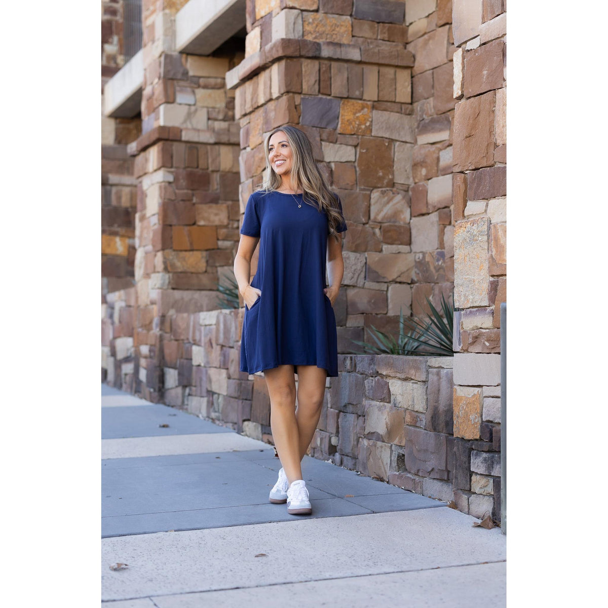 PreOrder |  The Kacey - Navy Swing Dress - 2 PACK