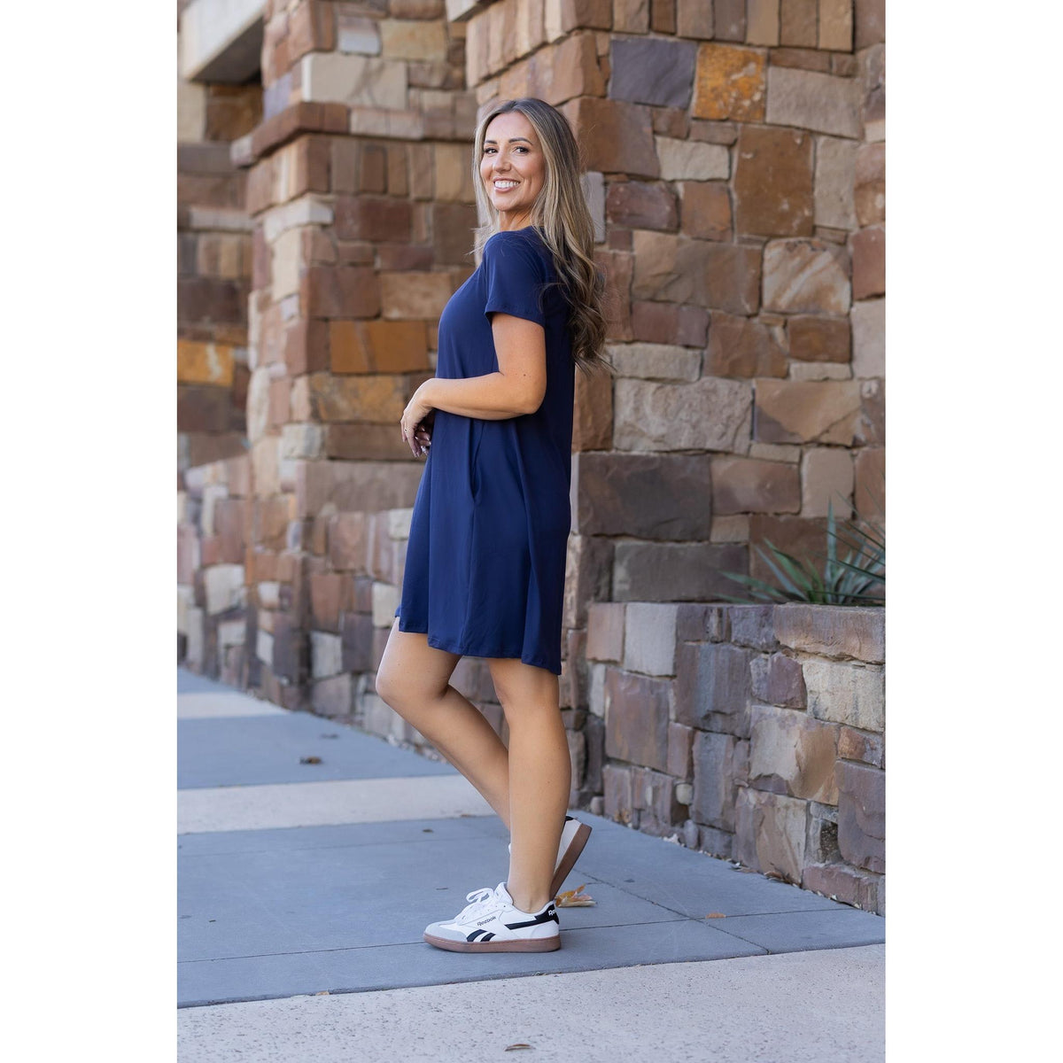 PreOrder |  The Kacey - Navy Swing Dress - 2 PACK