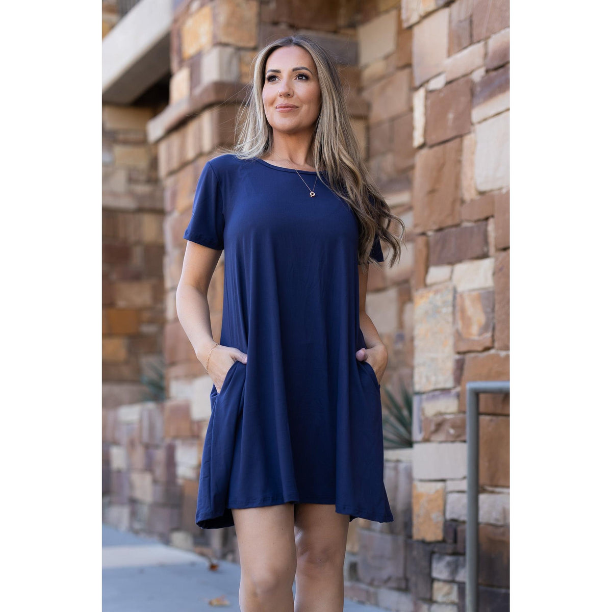 PreOrder |  The Kacey - Navy Swing Dress - 2 PACK