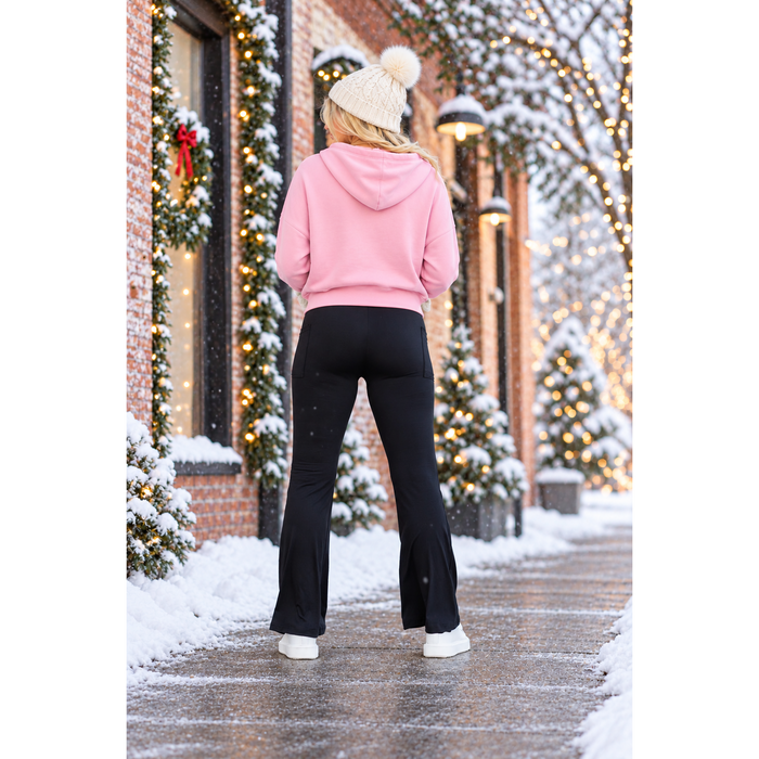 Ready to Ship | The Vanessa - Black Bootcut Leggings - 2 PACK