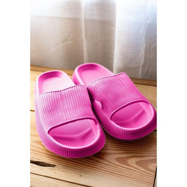 PreOrder | Hot Pink Insanely Comfy -Beach or Casual Slides